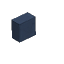 Dark Blue Runic Brick Pipe - Short