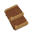 Red Sandstone Brick Roof - Hollow